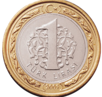 1 Turkish Lira