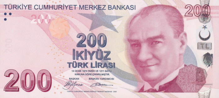 200 Turkish Lira